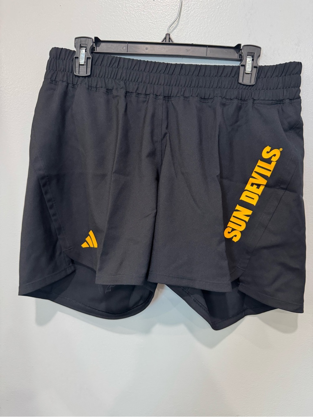Arizona State Sun Devils Black Aeroready Adidas Players Gym Shorts Size M NEW